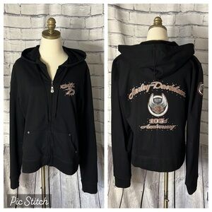Harley-Davidson Motor Clothes Zip Up Jacket, Size XL